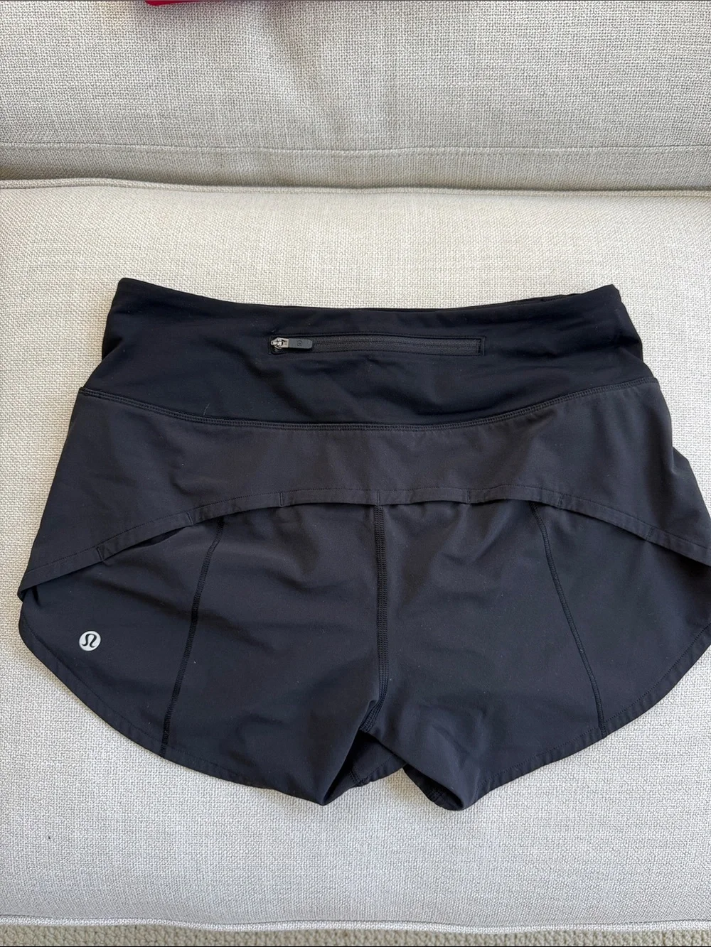 Lululemon Speed Shorts Black 4” size 4 - Picture 2 of 4